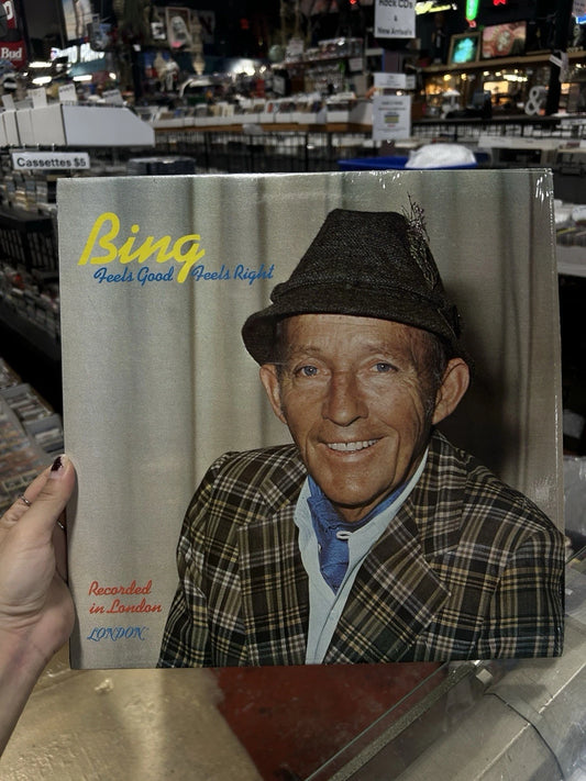 BING CROSBY-Feels Good Feels Right-Excellent Con LP Record London PS 679 shrink