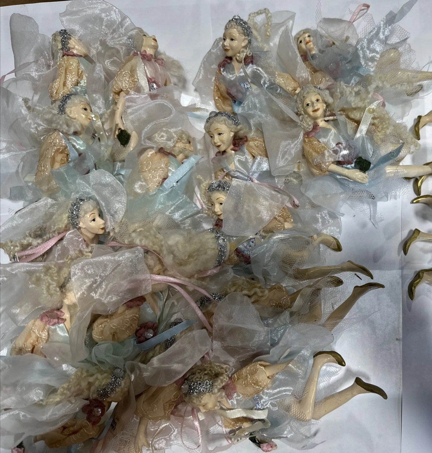 Katherine’s Collection ornaments Lot fairy ballerina blue And Pink