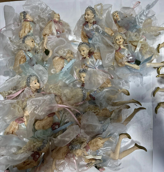 Katherine’s Collection ornaments Lot fairy ballerina blue And Pink