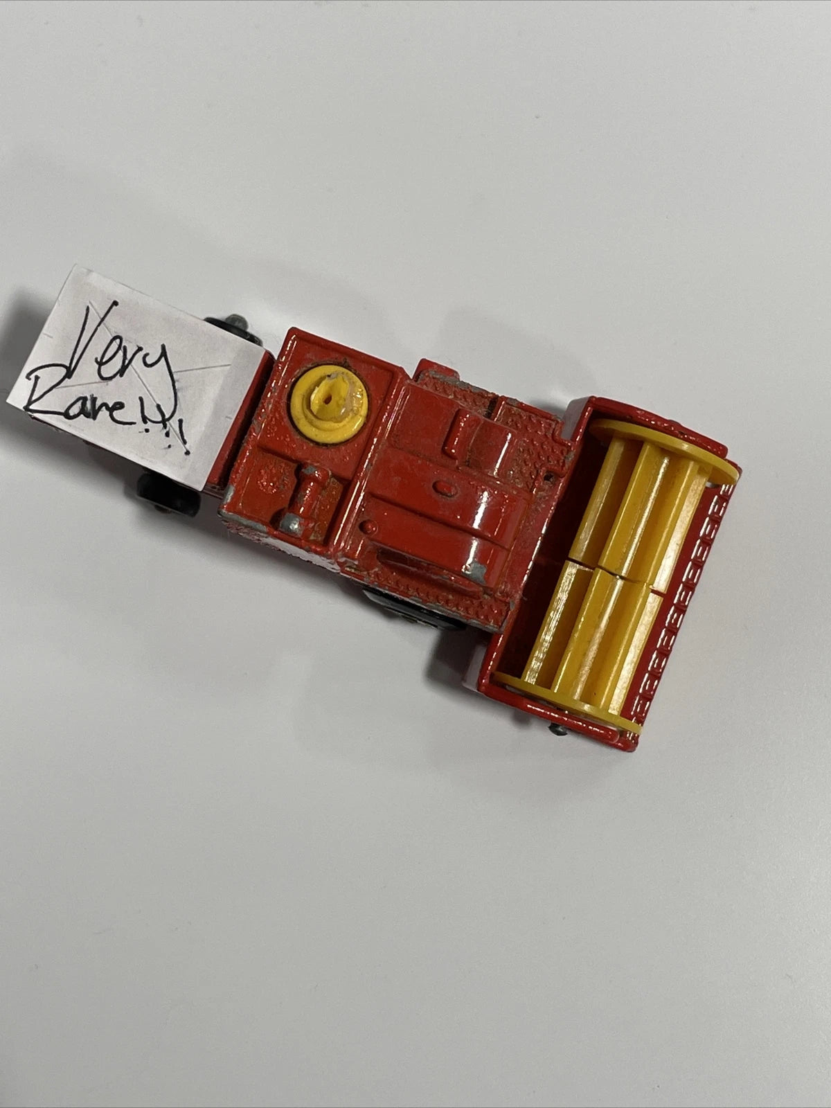 VINTAGE MATCHBOX NO. 51 COMBINE HARVESTER, SUPERFAST VERSION, 1977 yellow wheels