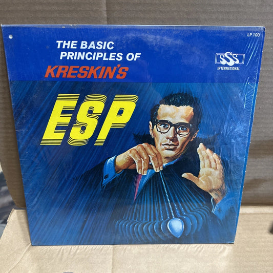 Kreskin’s Basic Principles of ESP LP-Exc Cover in Shrink vg+