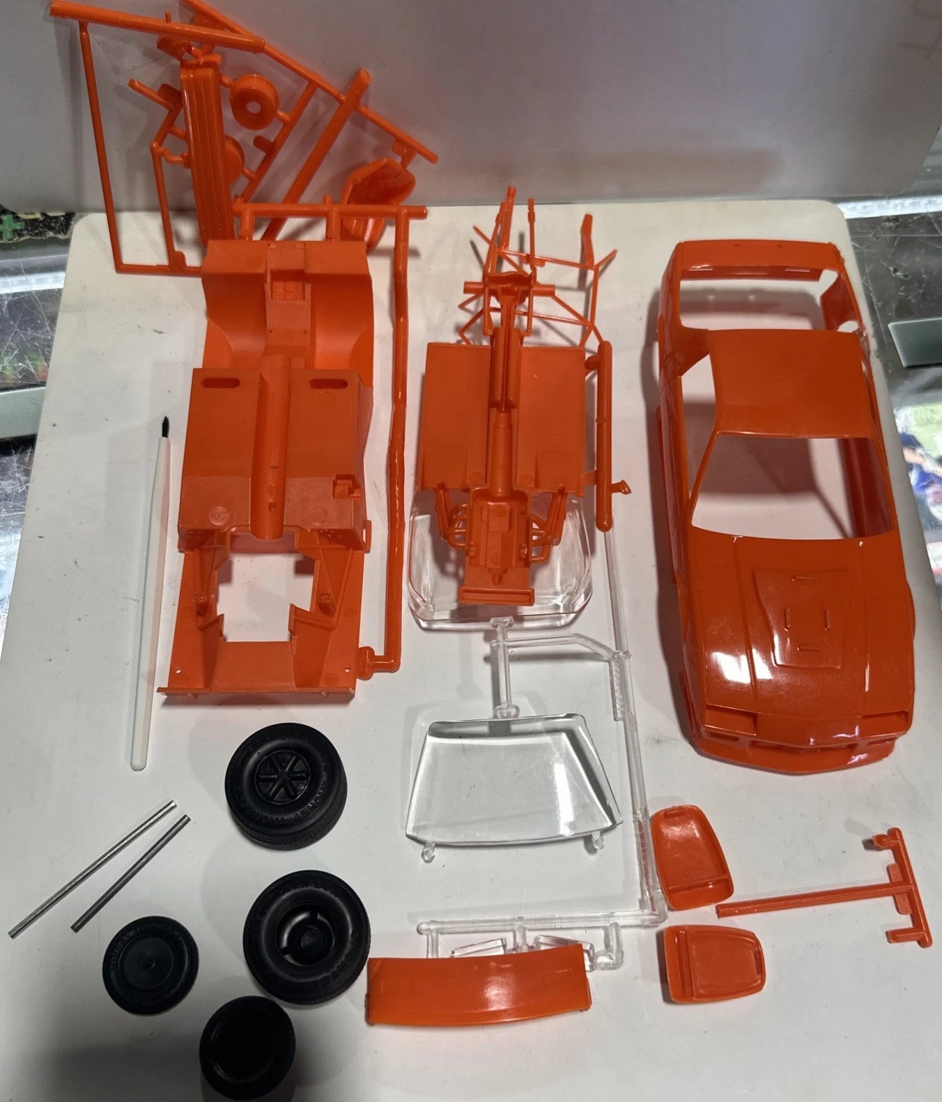 AMT Snapfast Plus 1/25 Pro Street 1992 Chevrolet Camaro Z28 Open Box 1 Open Bag