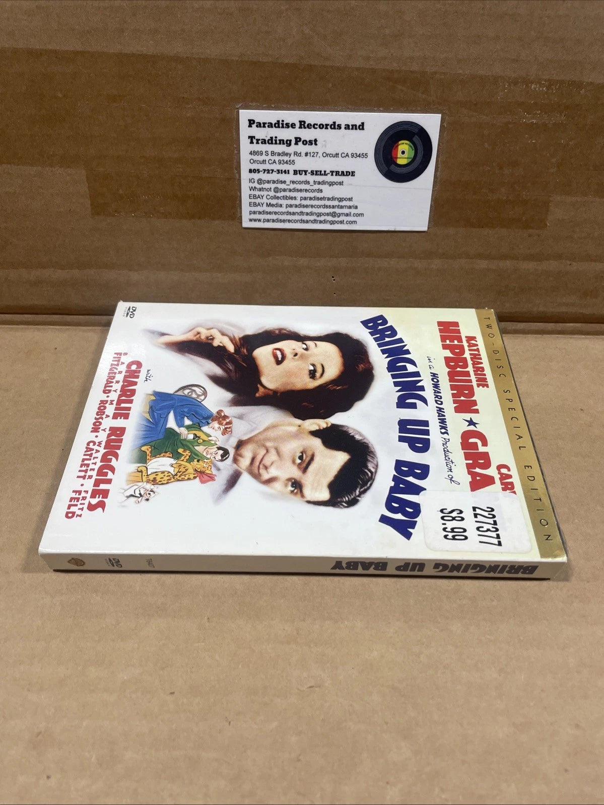 Bringing Up Baby DVD 2005 2-Disc Set Special Edition Katharine Hepburn New