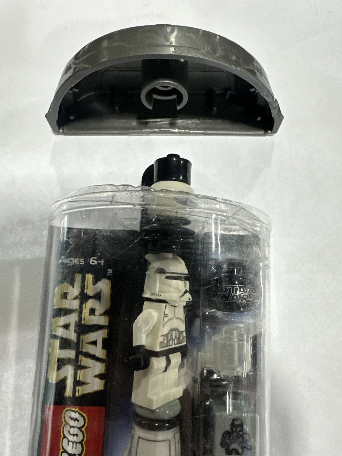 Lego 1714 Retired Star Wars CLONE TROOPER Minifigure Pen 2002 Open Box
