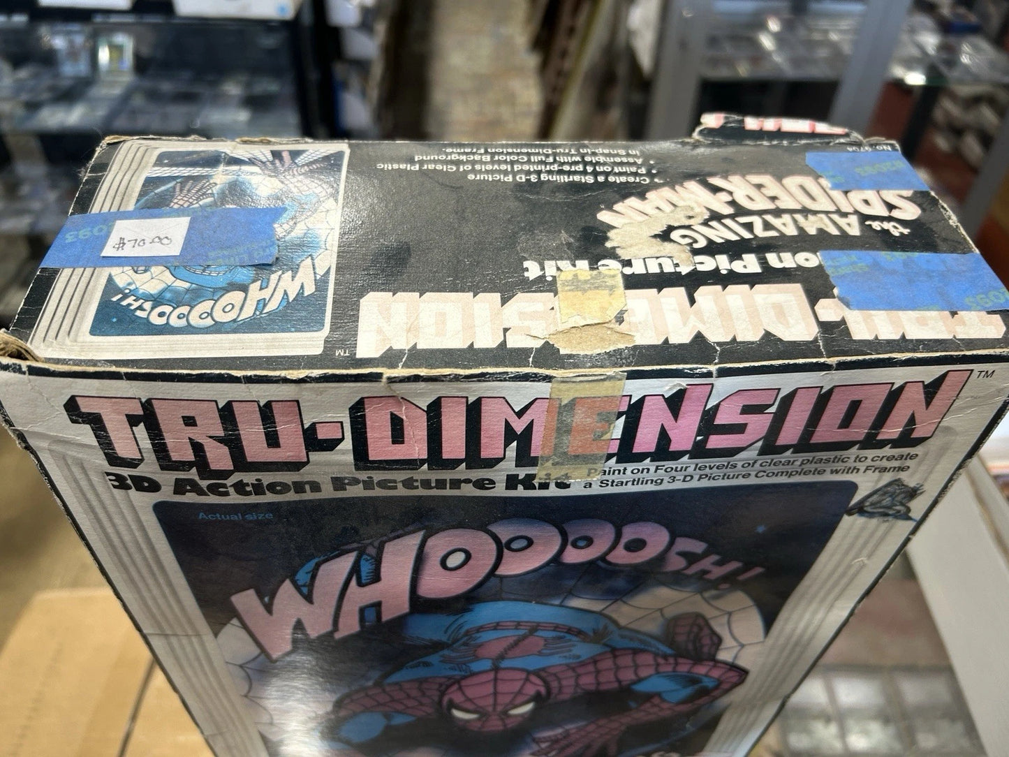 Marvel Comics 1976 Tru Dimension Amazing Spider-Man 3d Kit RARE with Box Vintage