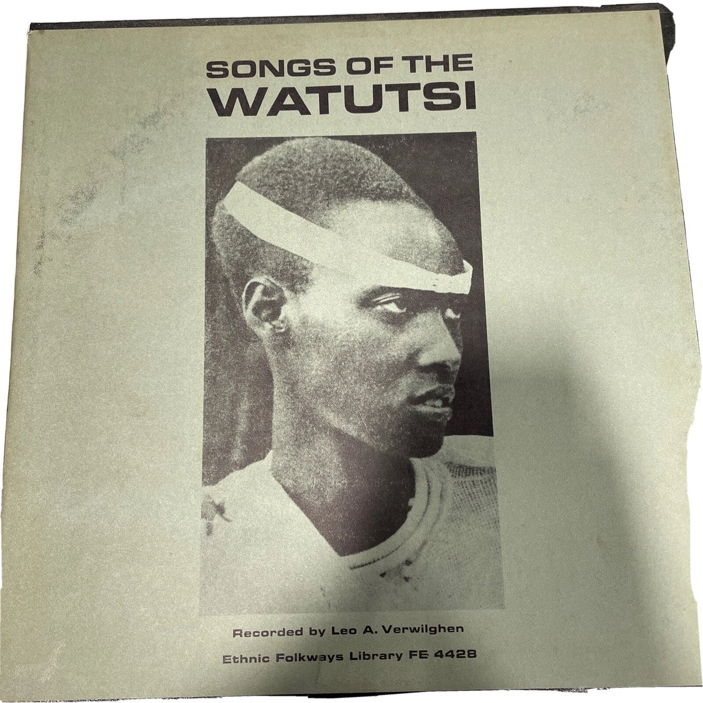vg+ Songs of the Watutsi ‎Folkways Records FE 4428 LP
