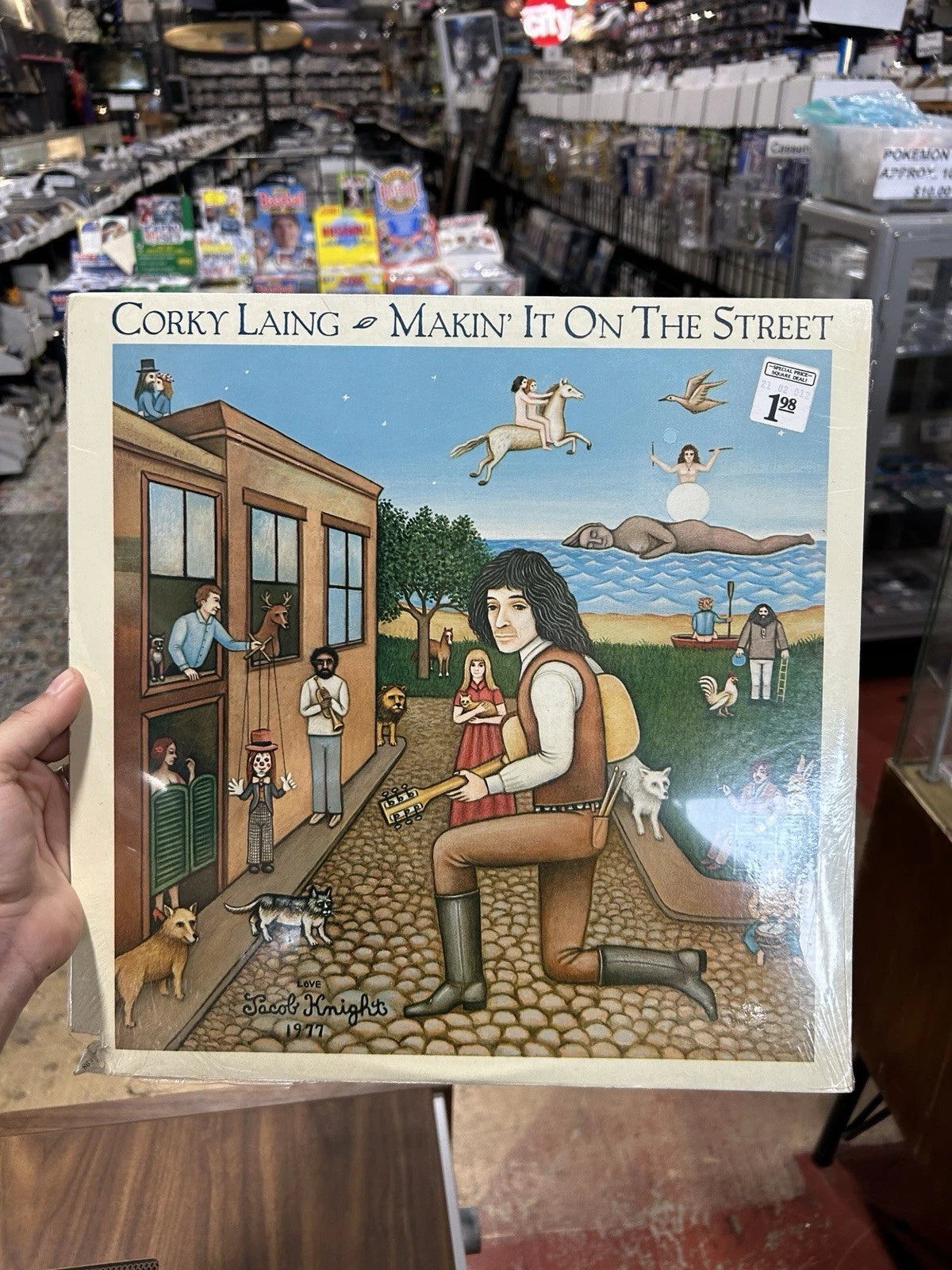 Corky Laing – Makin' It On The Street 1977 7E-1097 NEW SEALED Album Record