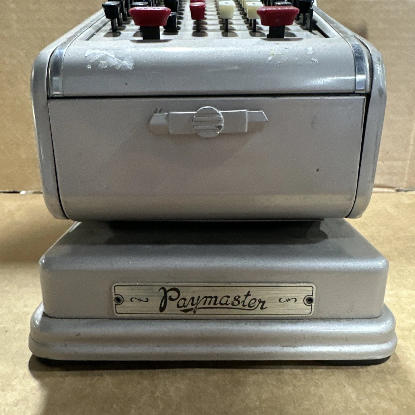VINTAGE Paymaster Check Writer Series 7000 w/ Ribbon -NO KEY- TESTED