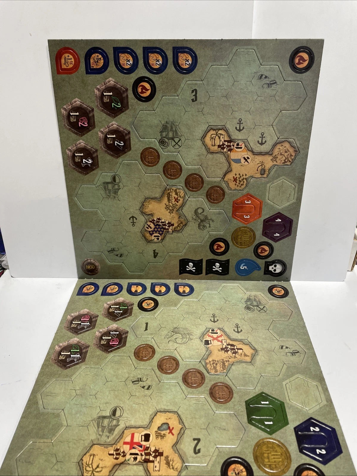 Captains Log Board Adventure Game Colonial Sailing Explore Pirates Rare Vintage