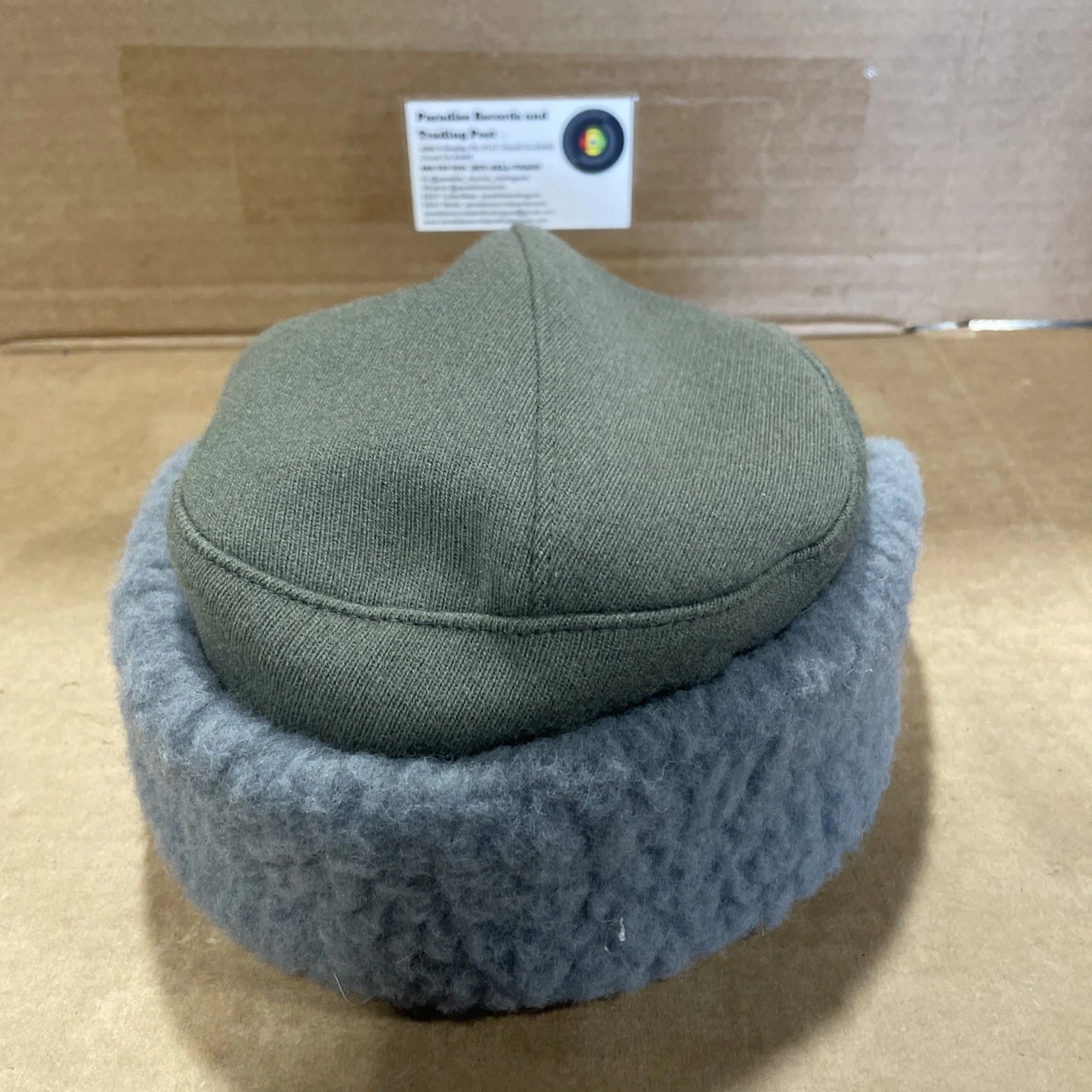 Post WW2 Females NVA Army And Grenztruppen Ushanka Winter Hat Cap