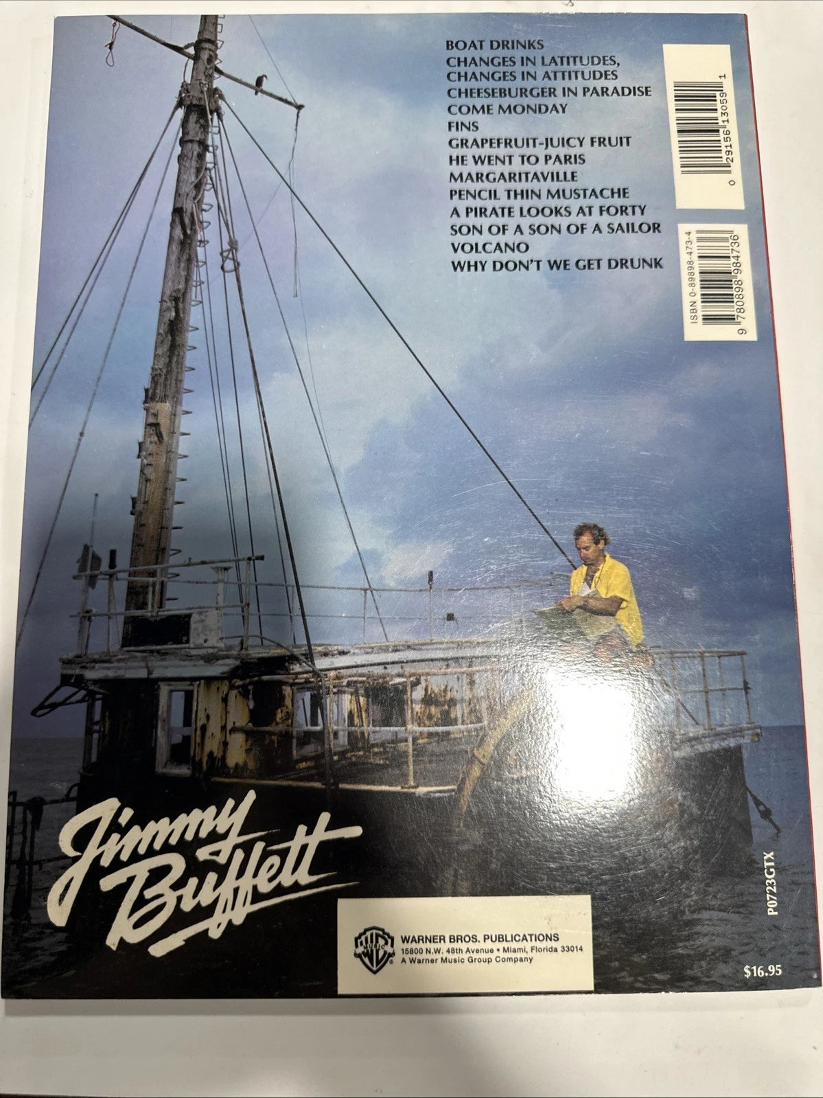 Vintage Rock Sheet Music (6) Jimmy Buffet, Willie Nelson