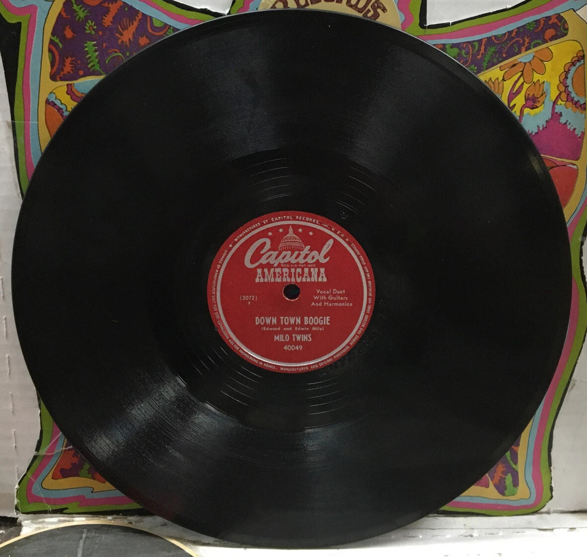 Milo Twins Down Town Boogie 10” Record 40049