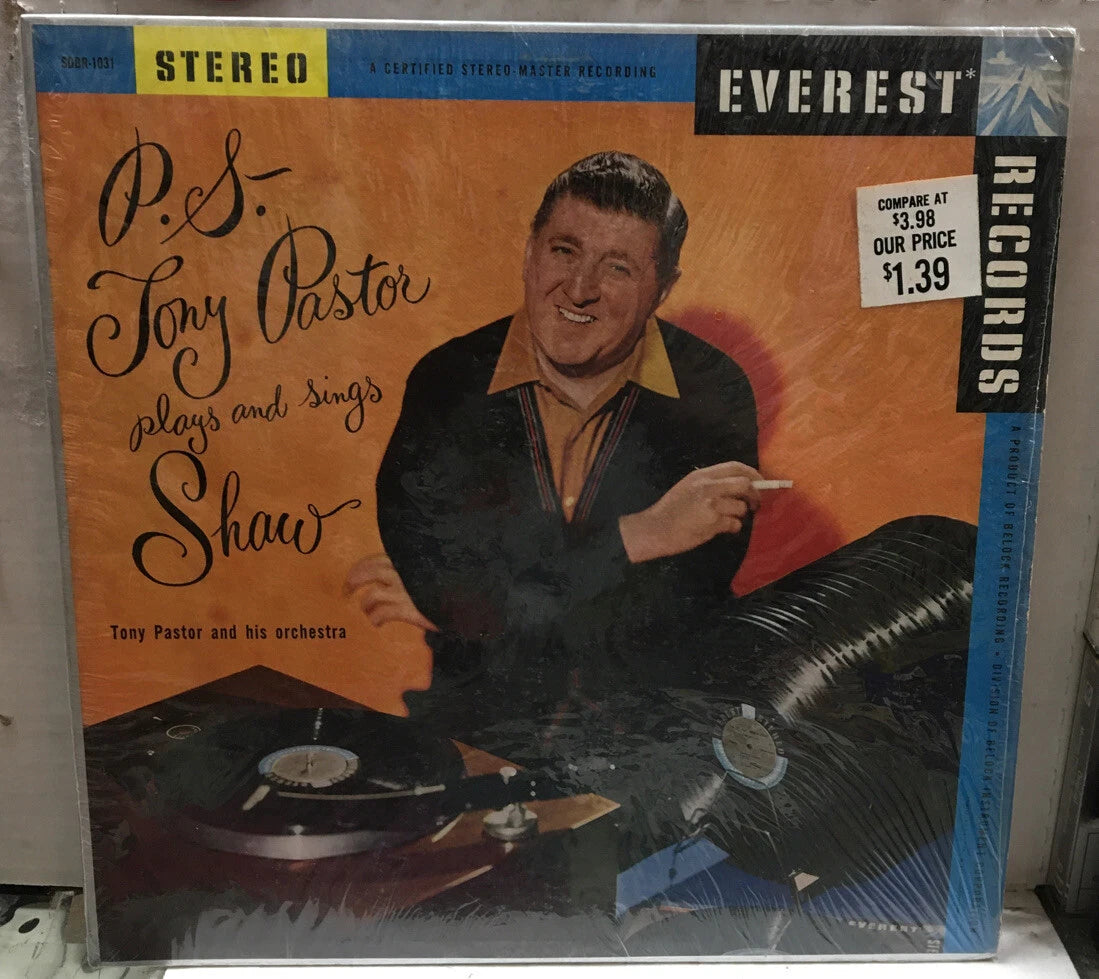 Tony Pastor And His Orchestra P.S. Tony Pastor Plays And Sings Shaw Record