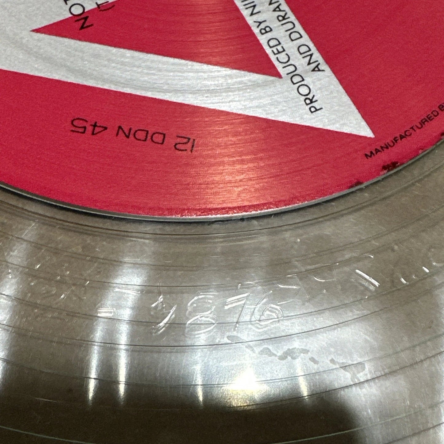 Duran Duran Notorious US Promo 12" Clear Vinyl Rare Extended Mix SPRO -9874