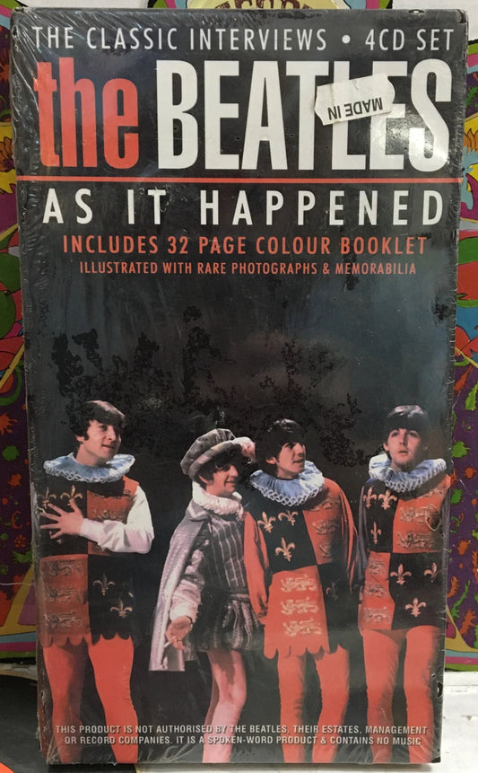 The Beatles As It Happened: The Classic Interviews Sealed CD Set