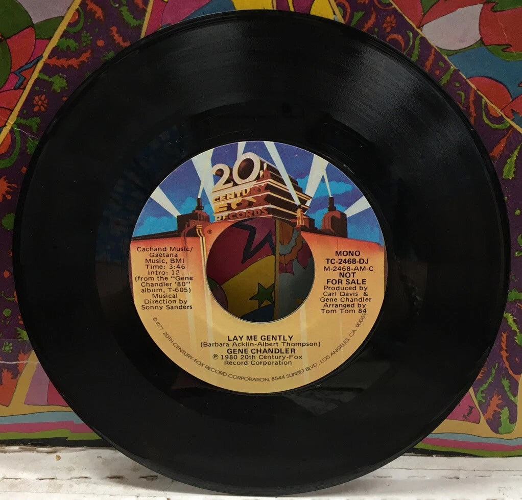Gene Chandler Lay Me Gently Promo 7” Single TC-2468-DJ
