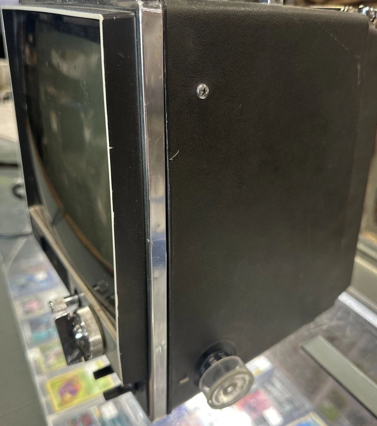 VTG SONY PORTABLE TV TV-920U Solid State Black & White Television - Tested Works