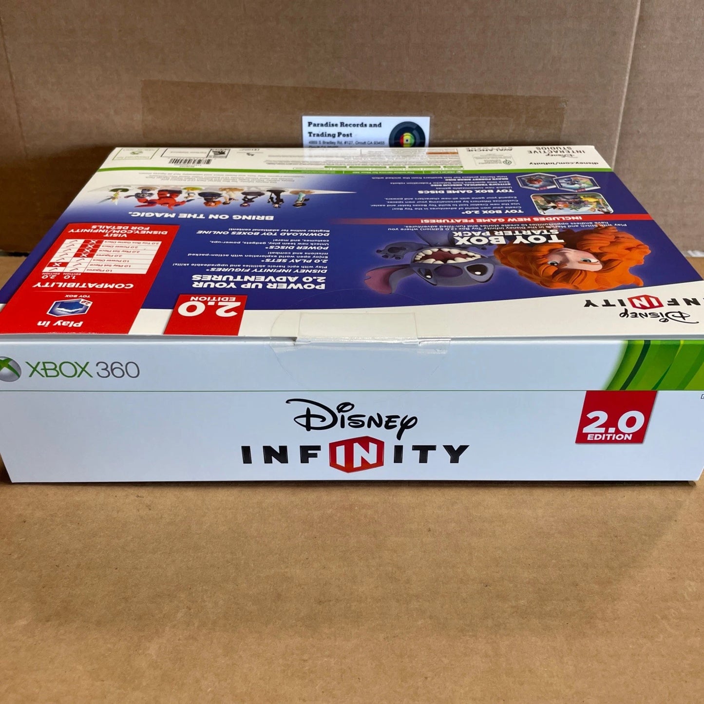 XBOX 360 DISNEY INFINITY 2.0 TOY BOX STARTER PACK GAMES STITCH & MERINDA NEW