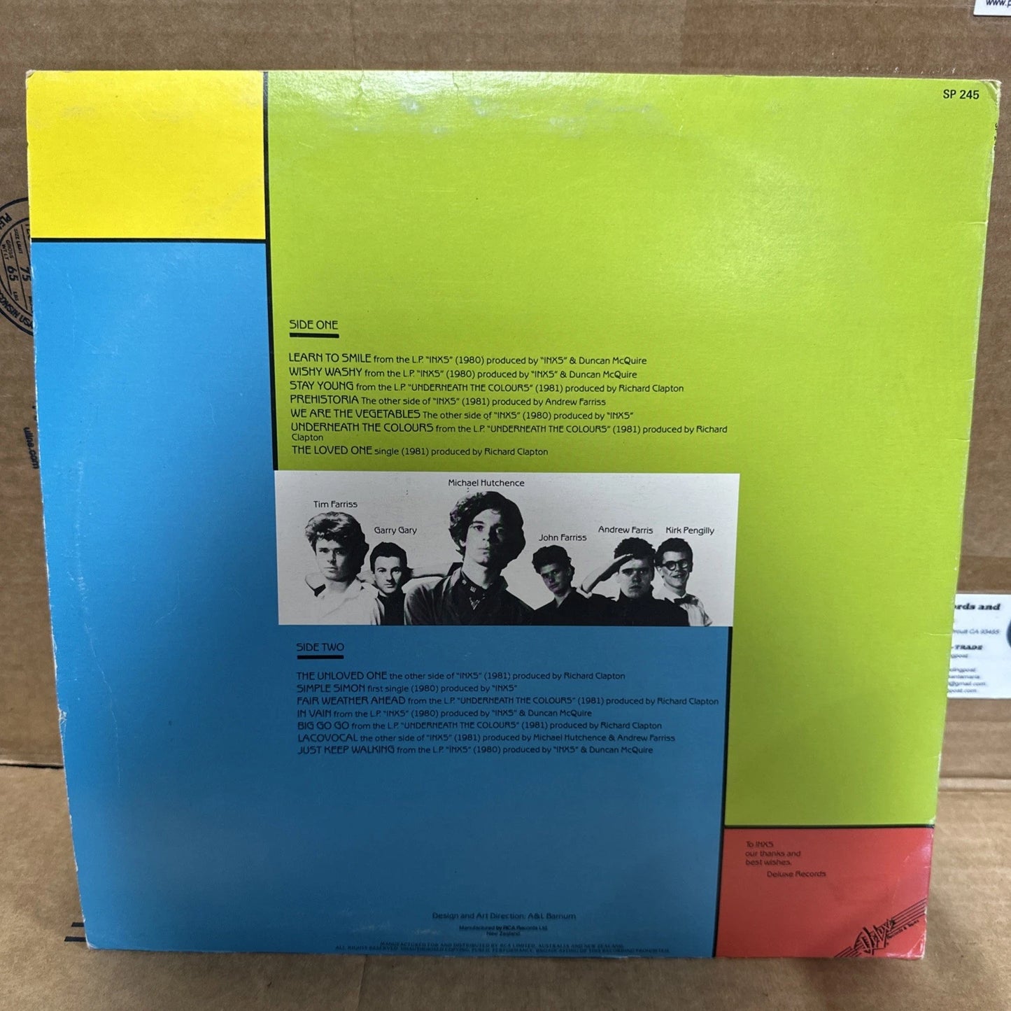 INXS INXSIVE Australian 14-Track Vinyl LP 1982 SP245 vg+