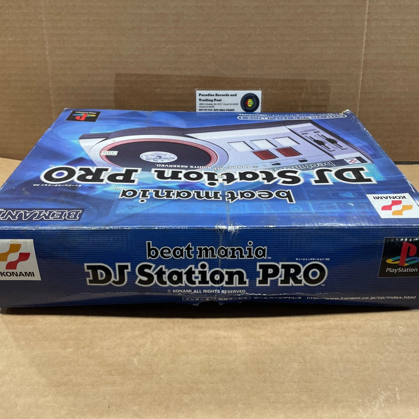 KONAMI DJ Station PRO Beatmania Controller with 3 Japanese Games Japan Tested