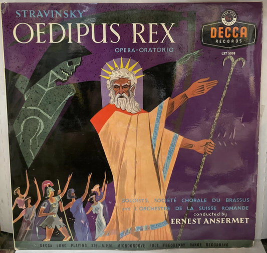 Oedipus Rex Opera-Oratorio UK Import Record w/Insert LXT5098