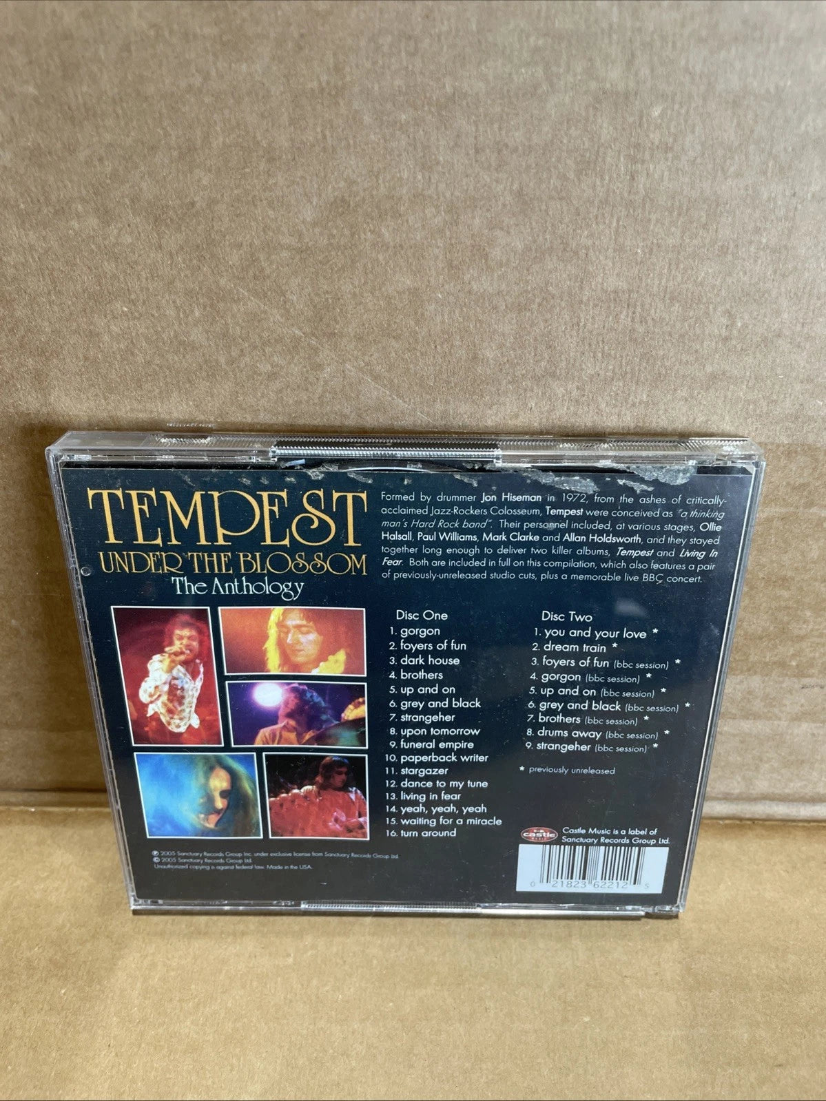 Under the Blossom: The Anthology by Tempest (CD, Sep-2005, 2 Discs, Castle Music