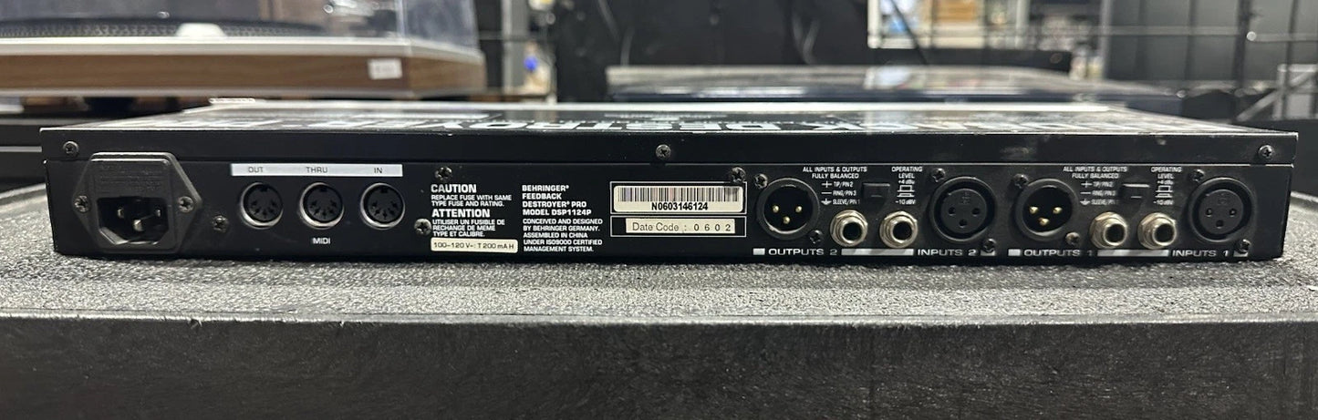 Behringer Feedback Destroyer Pro DSP1124P