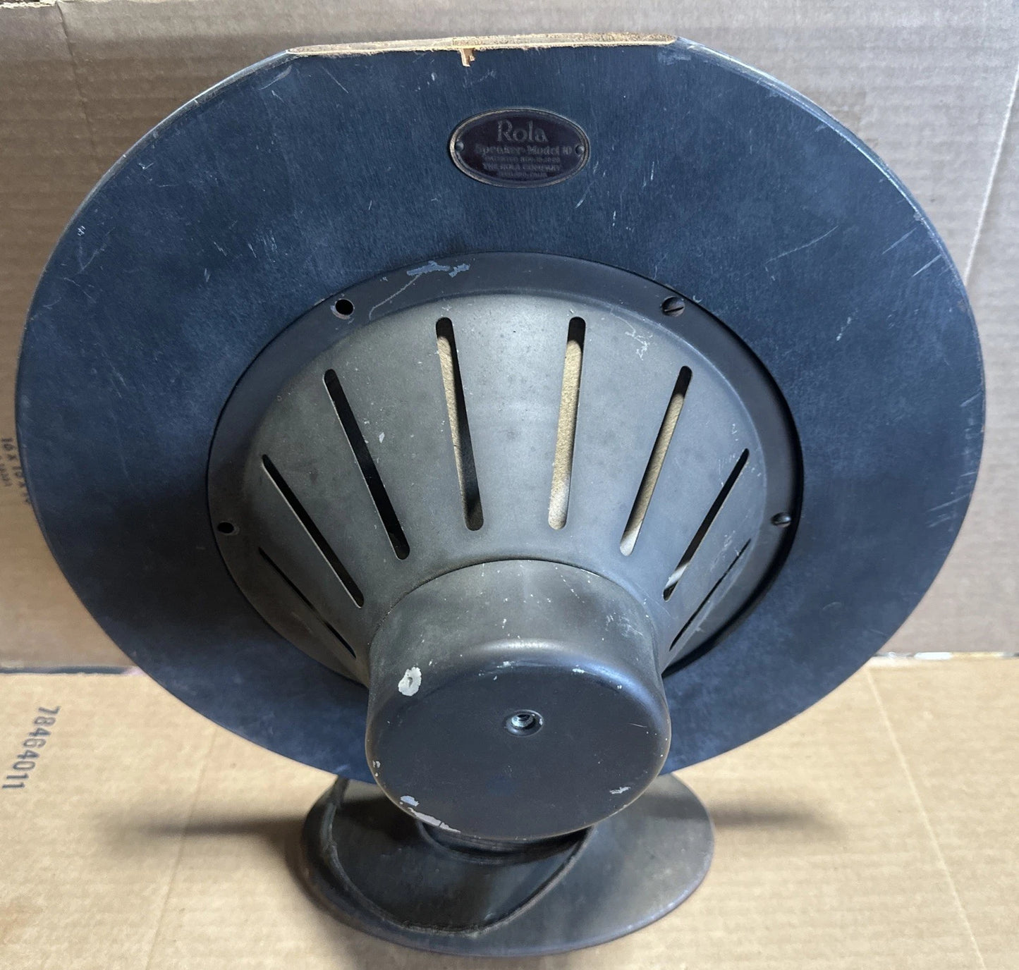 Rola Cone Re-Creator 1920's Radio Tube Speaker As Is