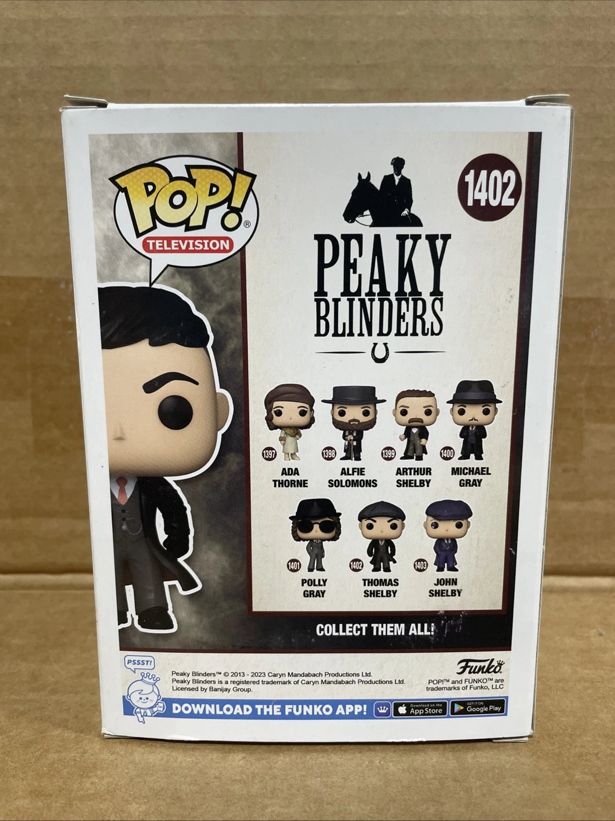 Funko Pop! Vinyl: Peaky Blinders Thomas Shelby #1402 Limited Chase Edition