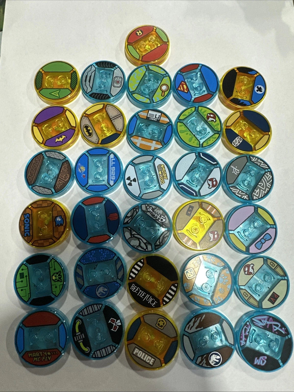 Lot of 31 Lego Dimensions Toy Tag Stands Base Only