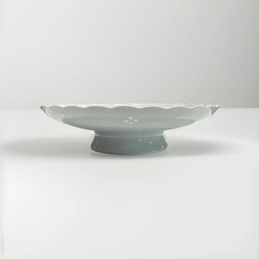Arita-yaki Serving Plate, See Through Pattern