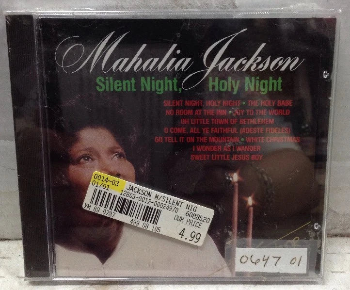 Mahalia Jackson Silent Night,Holy Night Sealed CD