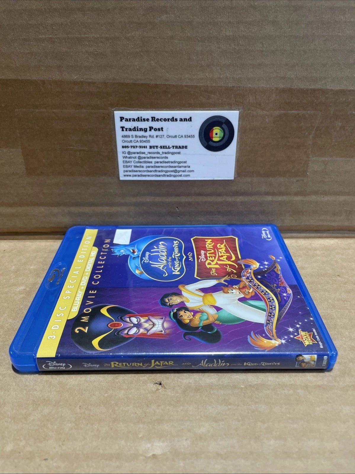 Disney Blu-ray Aladdin and the King of Thieves / Return of Jafar Double Feature