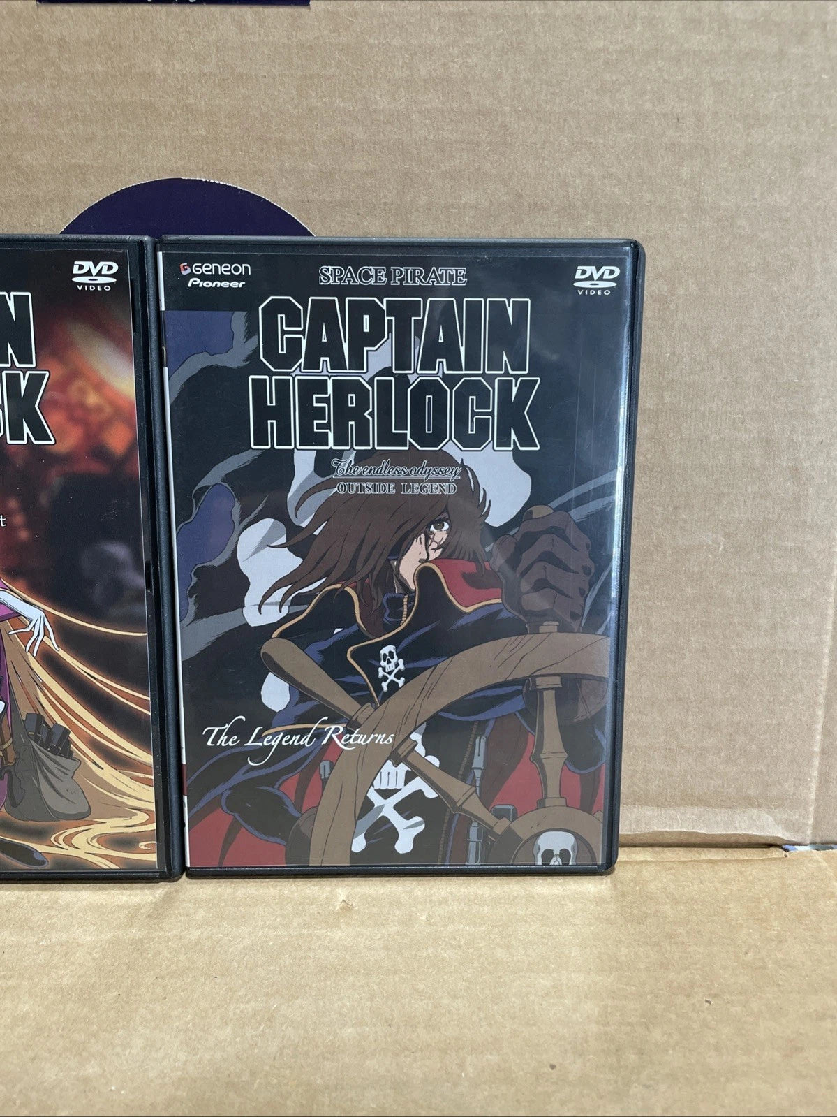 Space Pirate CAPTAIN HERLOCK The Legend Returns + The Decimated Planet DVD 2004