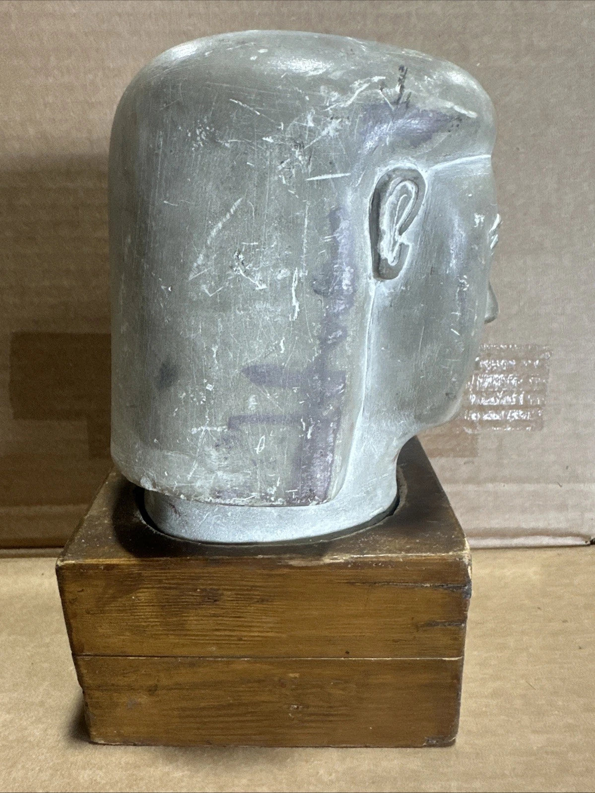 Unknown Era Egyptian Head Possibly Nefertari Head Sculpture