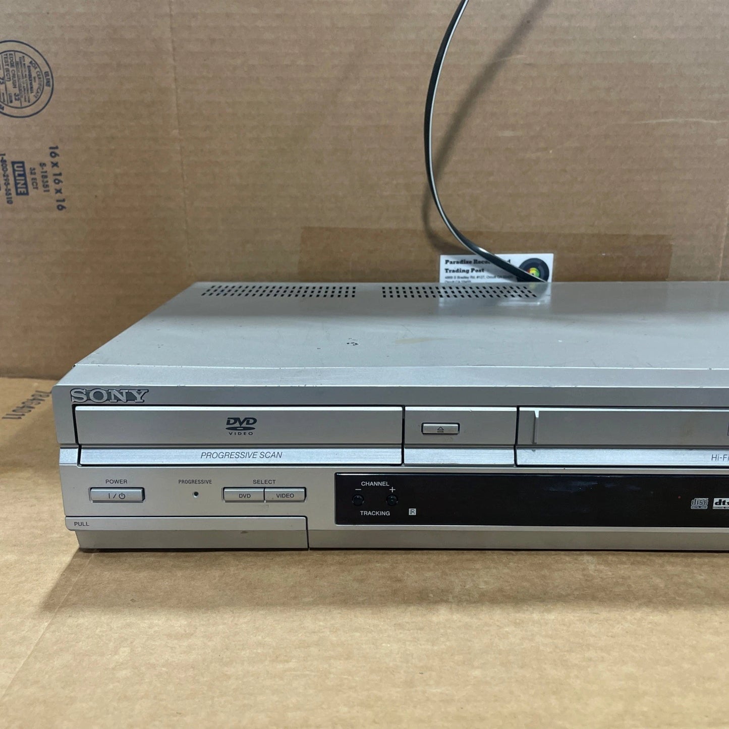 Sony VCR DVD Combo Player Recorder SLV-D350P Hi-Fi 4 VHS +remote Tested