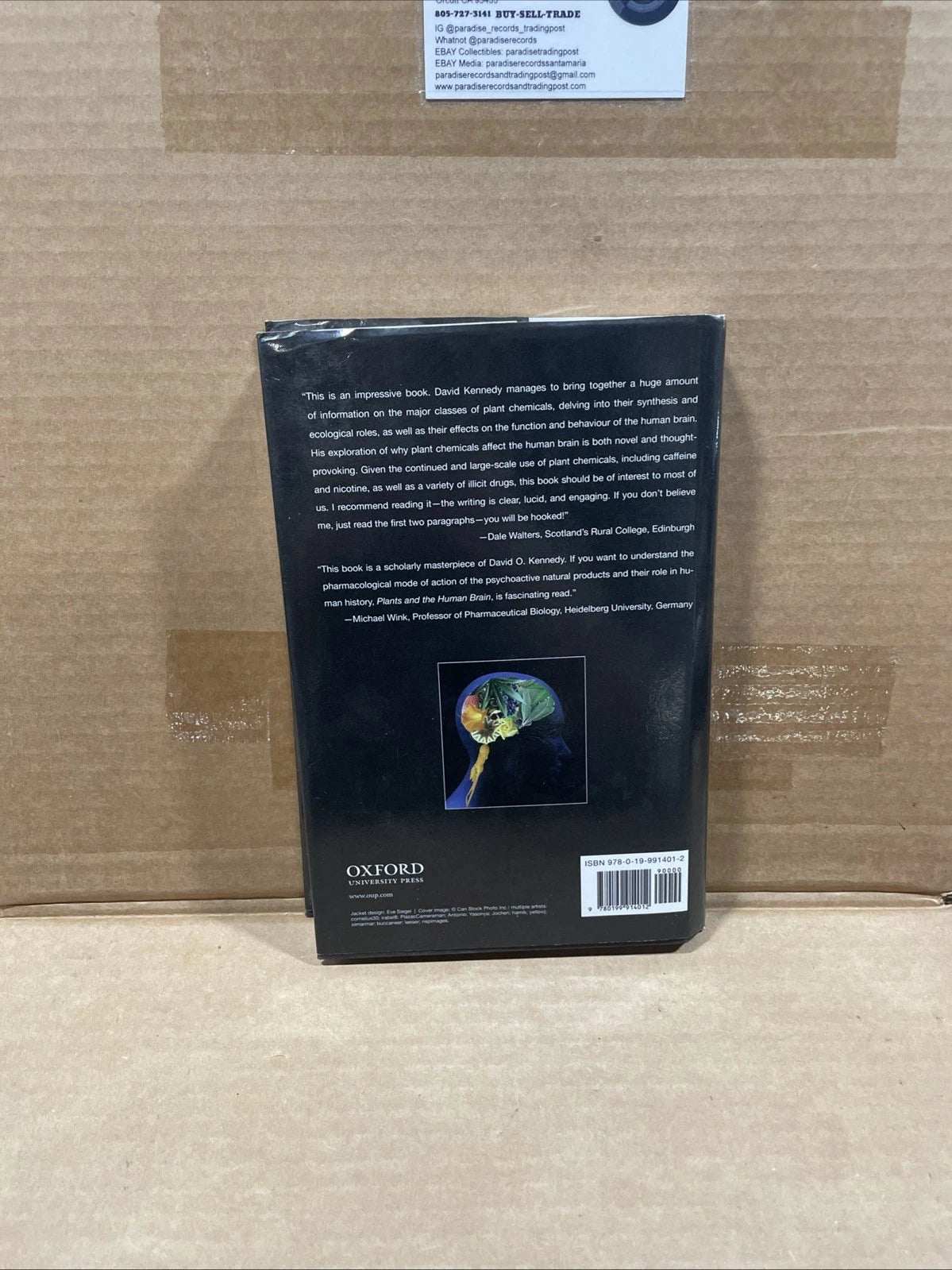 Plants and the Human Brain by David O. Kennedy (2014, Hardcover)