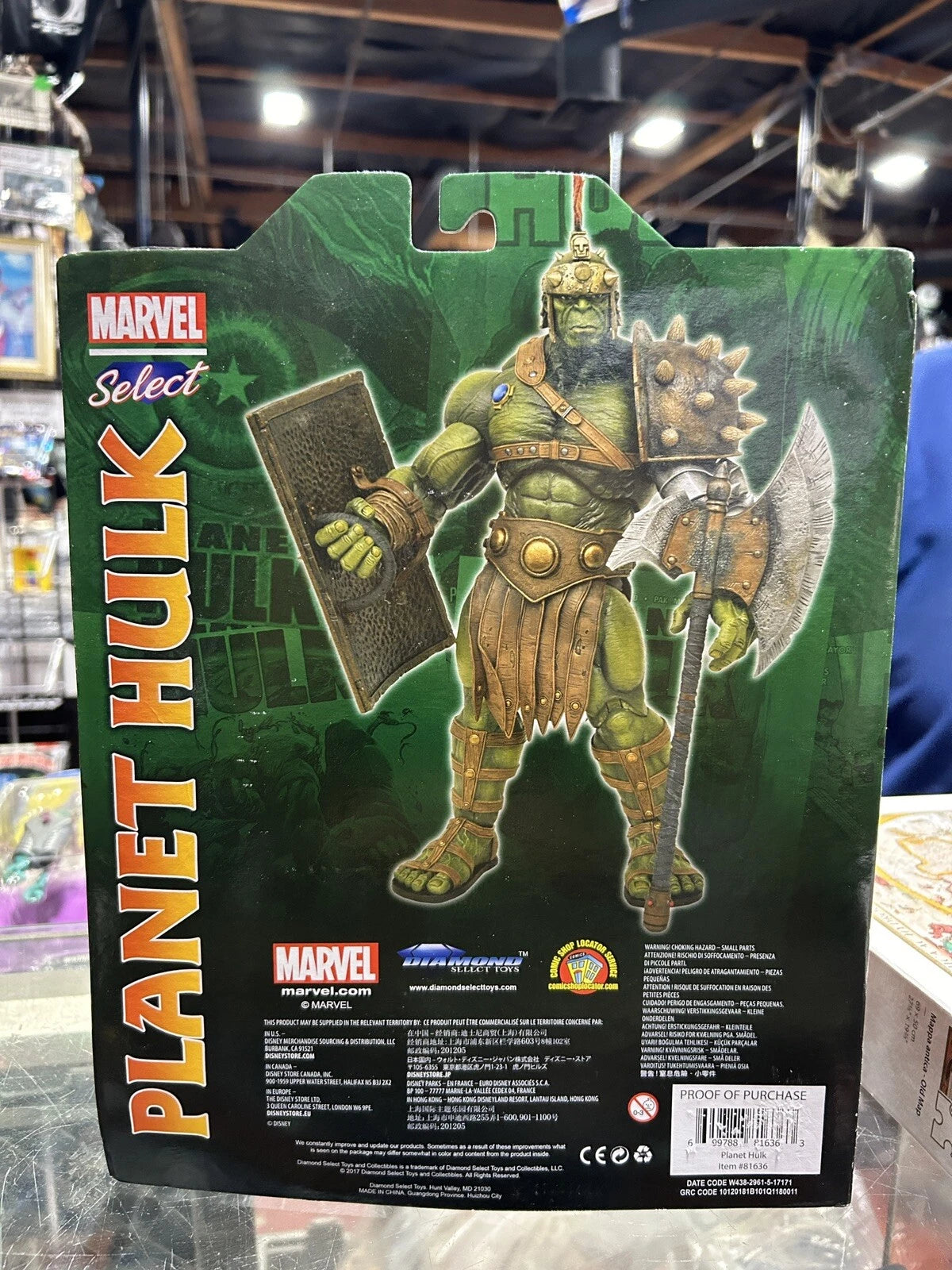 Marvel Select Planet Hulk Action Figure - Thor: Ragnarok - 10 Inch NIB