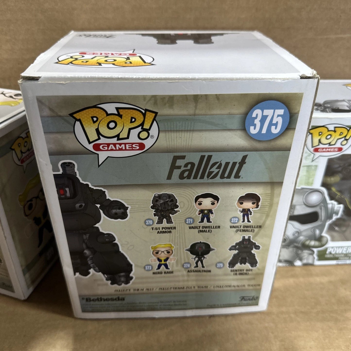 Funko Pop! Fallout (Lot of 4 figures) #373, 375, 49, & 480
