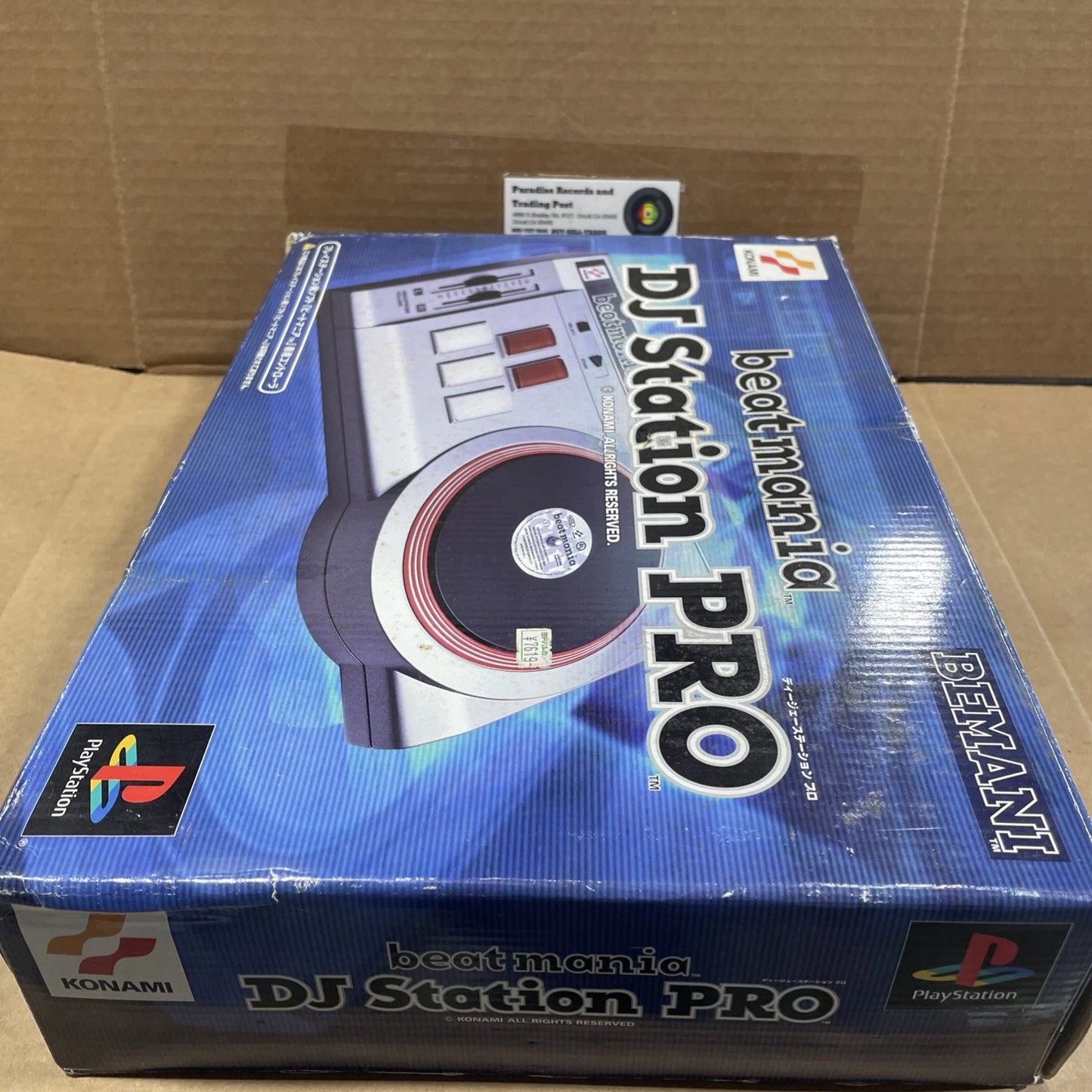 KONAMI DJ Station PRO Beatmania Controller with 3 Japanese Games Japan Tested