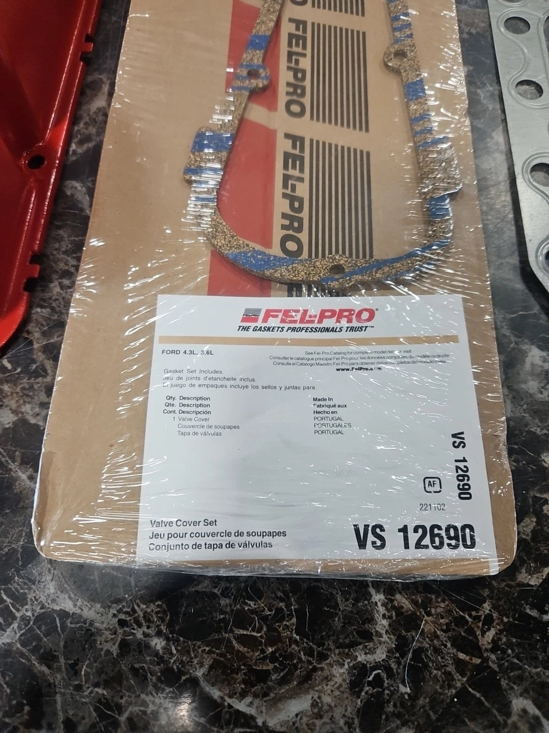 1953-1964 Valve Cover With The Breathers Ford 223 Engine