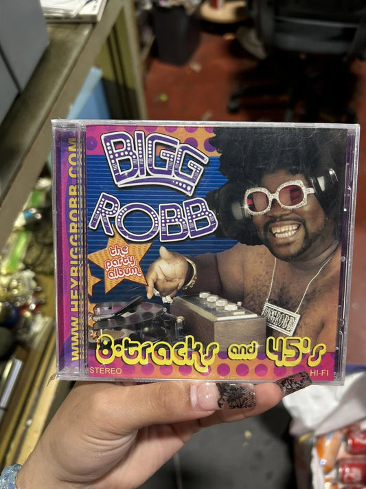 BIGG ROBB - 8 Tracks & 45's - CD - **Excellent Condition**