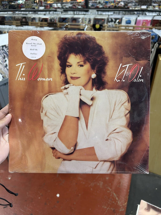 K.T. Oslin This Woman NEW SEALED LP vinyl record hype sticker