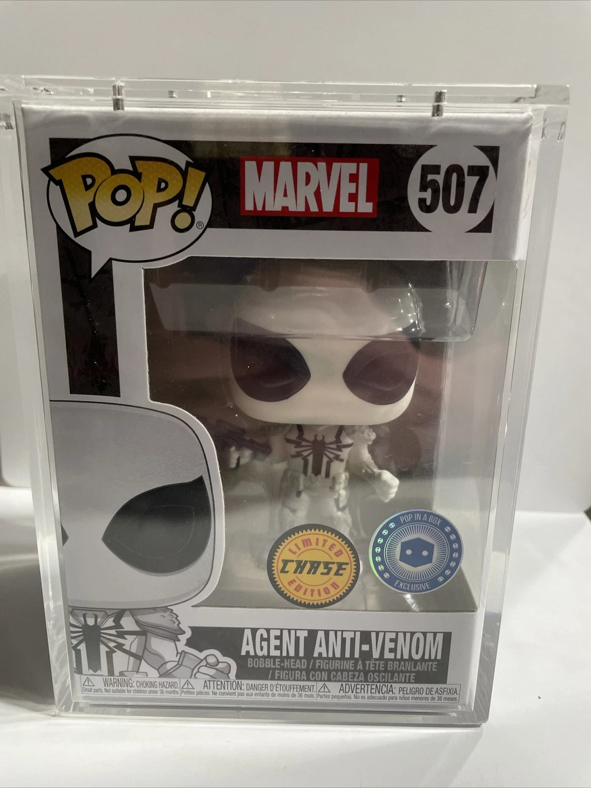 Funko POP! #507 Marvel Comics: Agent Anti-Venom Vinyl Figure. Chase Edition