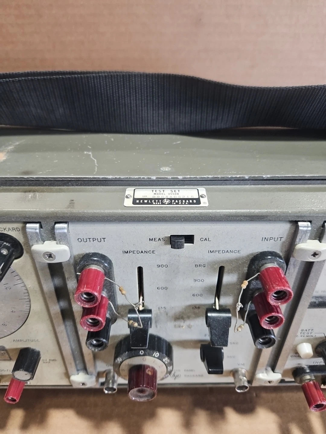 AS-IS Hewlett Packard Audio Test Set Parts: 353A Patch Panel & 204 Oscillator