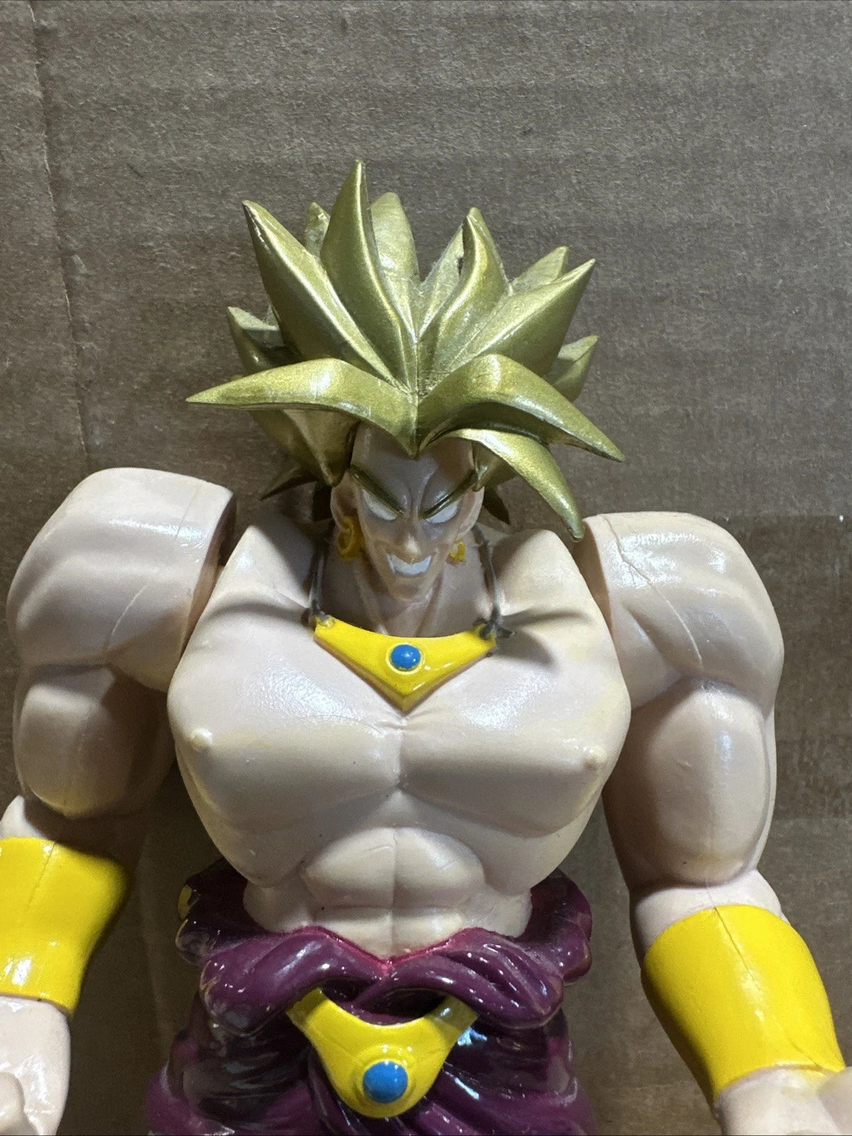Bandai 1996 Dragonball Super Battle Collection Super Saiyan Broly Gold Hair