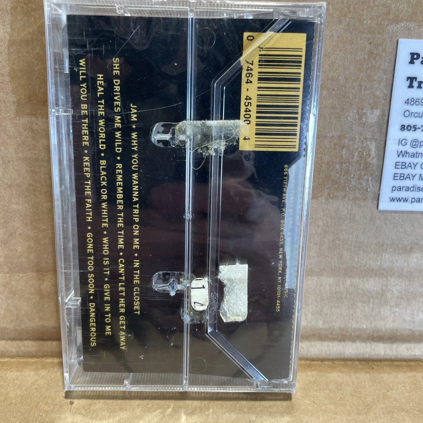 MICHAEL JACKSON REMEMBER THE TIME ULTRA RARE NEW SEALED