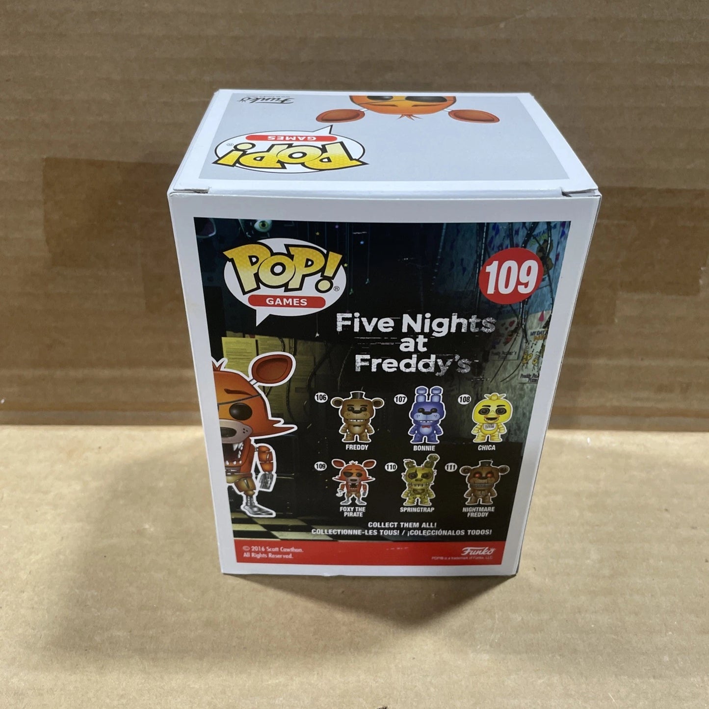 Funko Pop! Vinyl: Five Nights at Freddy's - Foxy (Pirate) #109