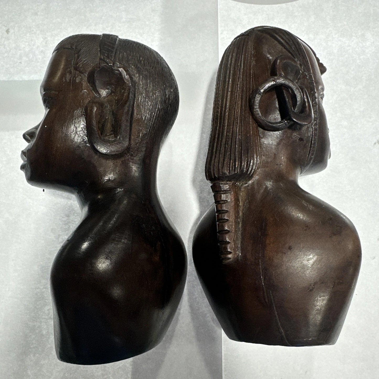 African Figures of African Tribal Art, hand carved