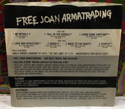 Joan Armstrong Free Joan Armatrading Mini-Sampler Promo 7” Sampler AM-2391